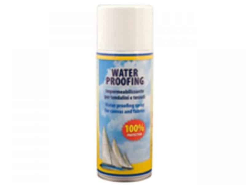 Water proofing spray for canvas and fabrics 400ml available at Boatcare
